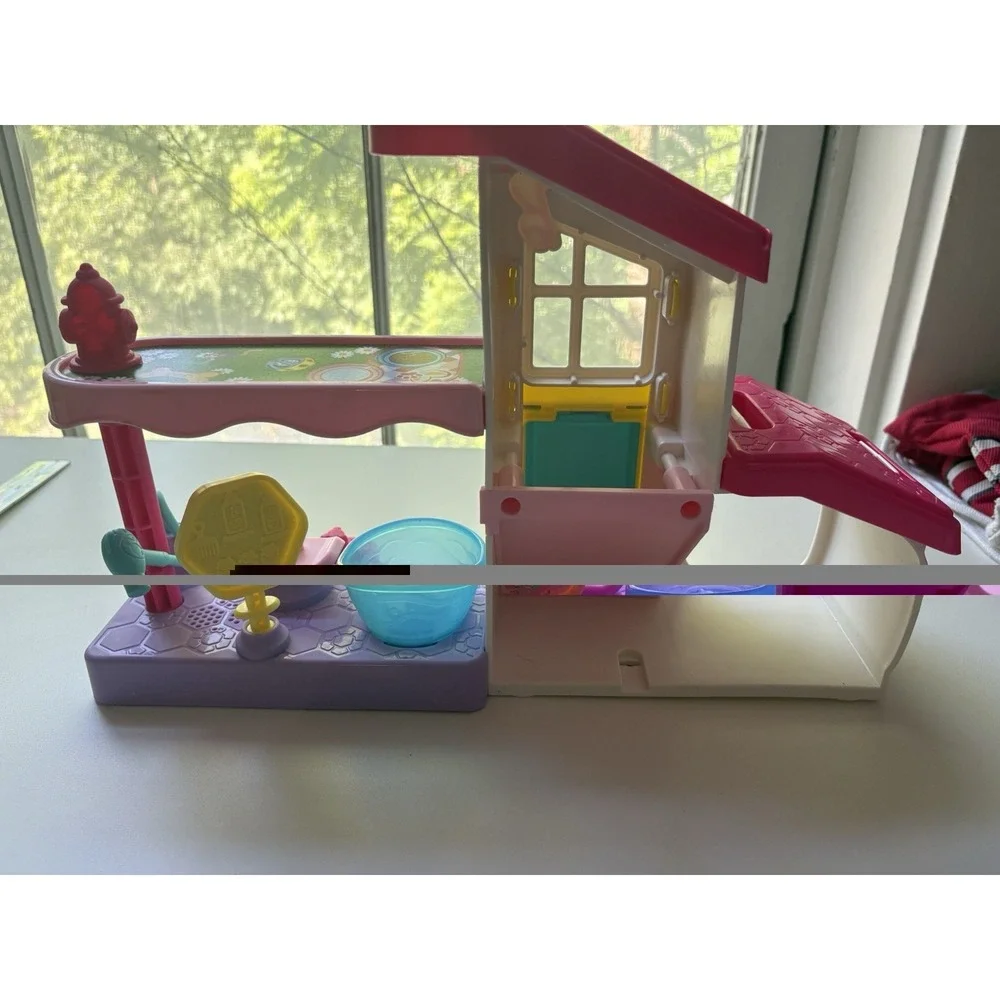 Fisher Price Little People Barbie Play and Care Pet Spa Playset Sounds WORKS